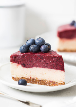 Wild Blueberry Ice Cream Cake