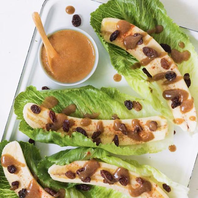 Banana Lettuce Boats