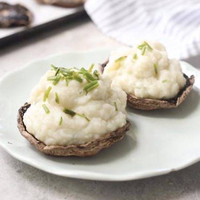 Cauliflower Portobello Boats