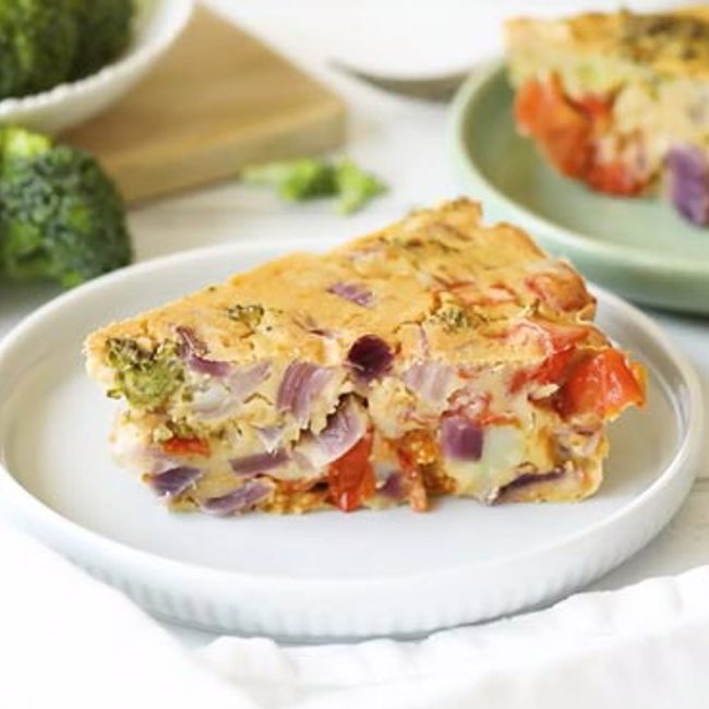 Chickpea Quiche 
