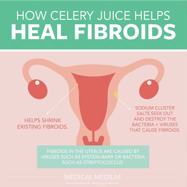 How Celery Juice Helps Heal Fibroids