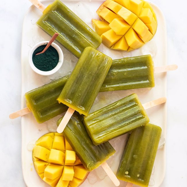 Spirulina Popsicles
