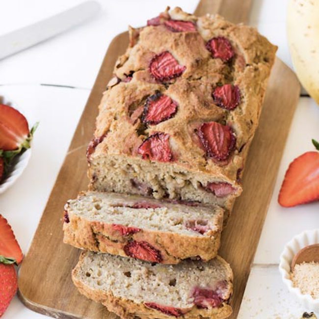 Strawberry Banana Bread 