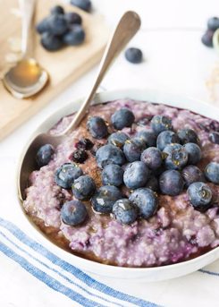 Wild Blueberry Porridge