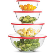 Glass Bowls with Lids
